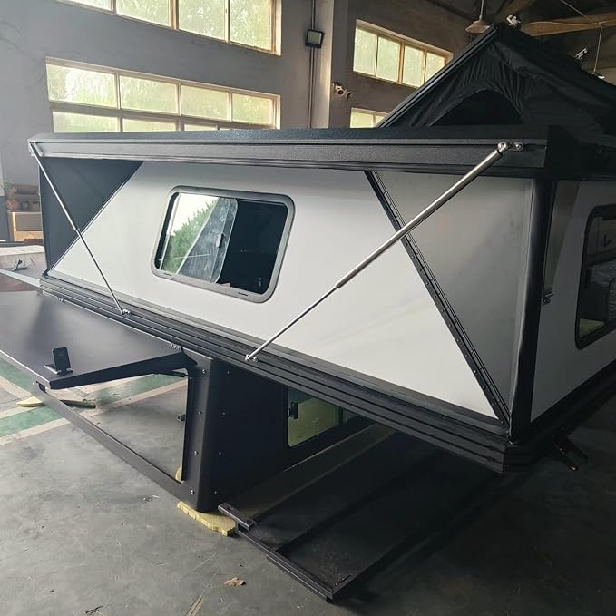 Truck Bed Tent for Pickup Trucks, Foldable Waterproof Truck Tent with Tailgate Cover, Portable Pop Up Tent for Camping Outdoor Travel