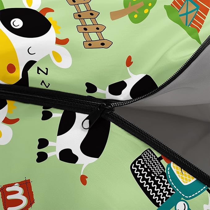 Kids Sleeping Bag for Boys and Girls,Monster Alien Print-Lightweight Warm Portable Outdoor Indoor-Waterproof Cold Weather Resistant Sleeping Bag for Camping Hiking