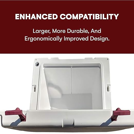 2-Pack Replacement Lid Latches - Yeti Cooler Accessories - Alternative Cooler Locks - Compatible with Yeti and RTIC Hard Coolers - Designed and Manufactured - Durable and Ergonomic Design (Maroon)