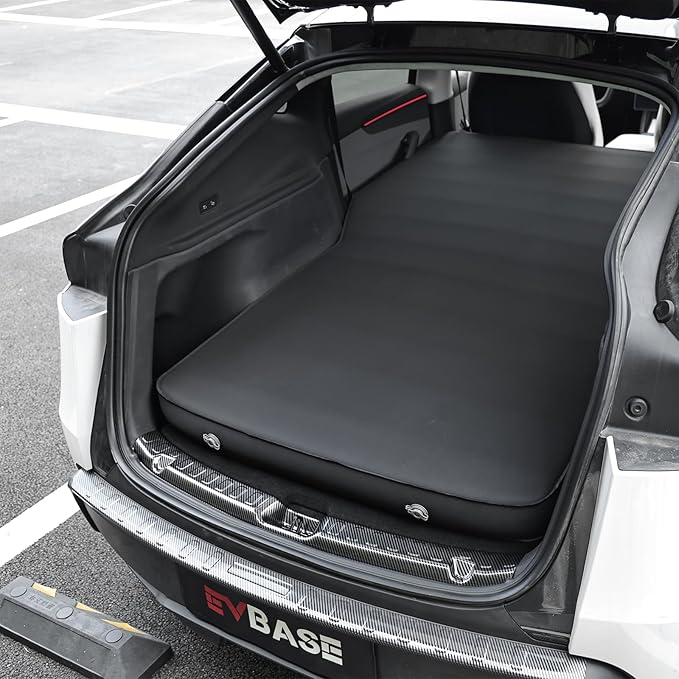 Air Mattress for Model Y and Juniper Rear Trunk Inflatable Bed for Model Y Juniper Inflatable Camping Mattress with OEM Style External Air Pump