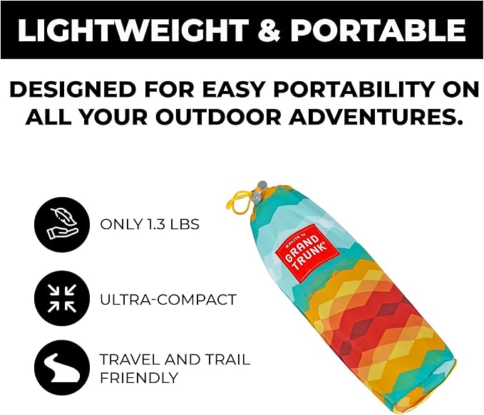 GRAND TRUNK Alite Monarch Chair – Ultra-Lightweight & Portable Rocking Camping Chair, Quick & Easy Setup, Durable Aluminum Frame for Hiking, Backpacking, Fishing & Beach (Camp Horizon)
