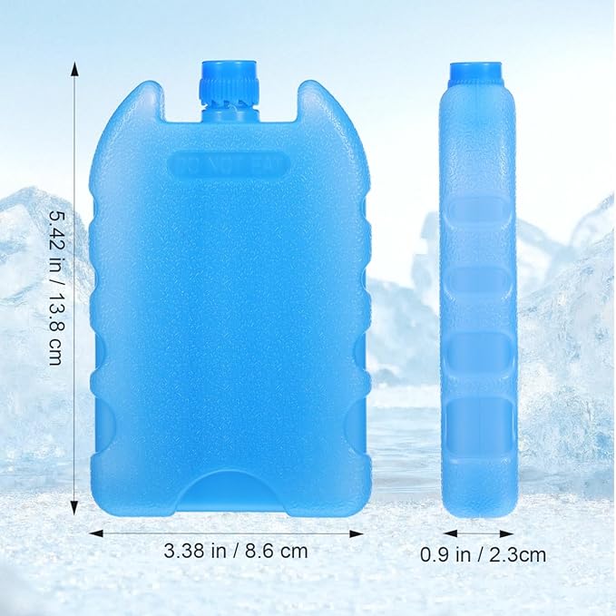 Homoyoyo Temperature Reduction Air Cooler Ice Crystal Box Pack Reusable Cold Packs for Office Home Travel