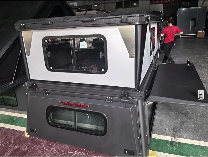 Truck Bed Tent for Pickup Trucks, Foldable Waterproof Truck Tent with Tailgate Cover, Portable Pop Up Tent for Camping Outdoor Travel
