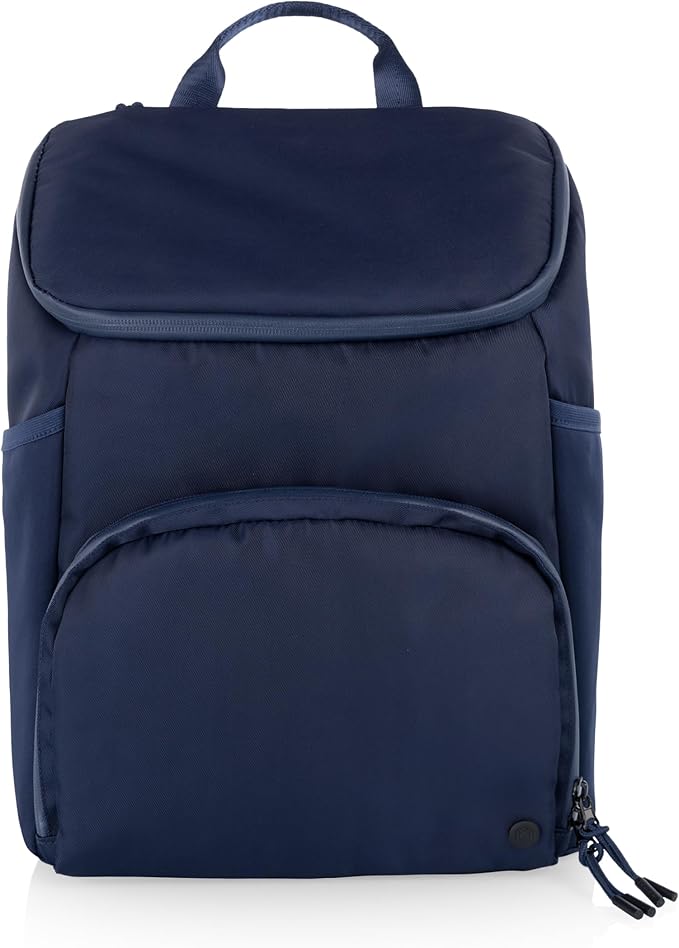 PICNIC TIME PTX 2.0 Tarana Backpack Cooler, Soft Cooler Backpack, Insulated Lunch Bag, Backpack Cooler made with Recycled Material, Upcycled Cooler Bag, (Blue)