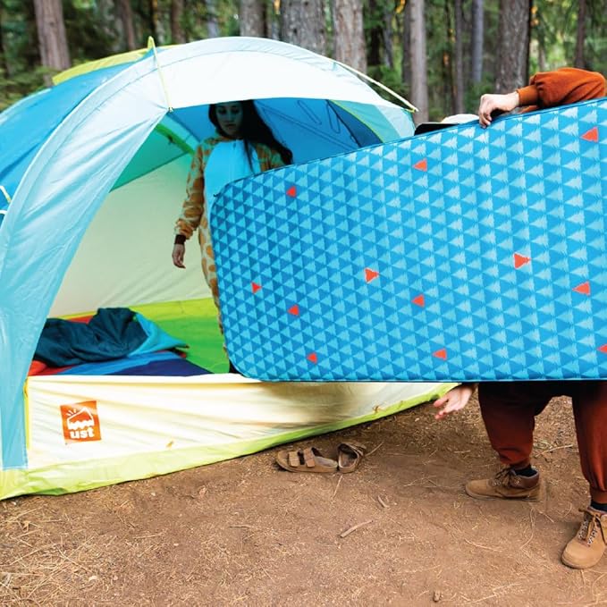 ust fillmatic self Inflating Sleeping pad with Foam Mattress, Reversible Inflation/deflation Valve and Carry Bag for Tent, Truck, Backyard Camping and Outdoors