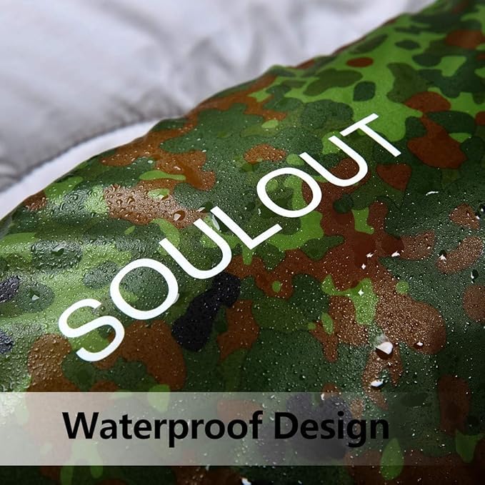 3-4 Season Sleeping Bag for Adults & Kids, Lightweight Warm Cold Weather Camping Bag with Waterproof Compression Sack – Portable for Hiking, Backpacking, Traveling & Outdoor Adventures