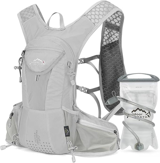 IX INOXTO Hydration Pack Backpack, Lightweight Water Backpack with 2L Hydration Bladder Daypack for Men Women,Running Hydration Vest for Trail Running Hiking Cycling Race Climbing