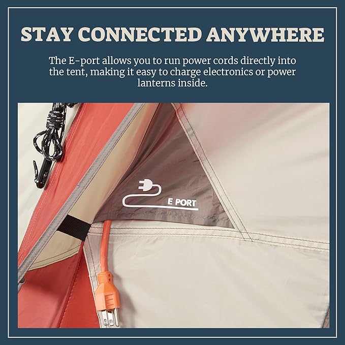 Wenzel Modified Dome Camping Tent for Car Camping, Traveling, Festivals, and More