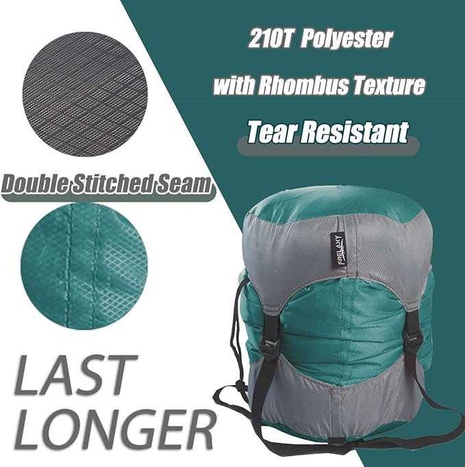 Frelaxy Compression Sack, Ultralight Sleeping Bag Stuff Sack, 40% More Storage! 11L/18L/30L/45L/52L, Compression Stuff Sack - Space Saving Gear for Camping, Hiking, Backpacking