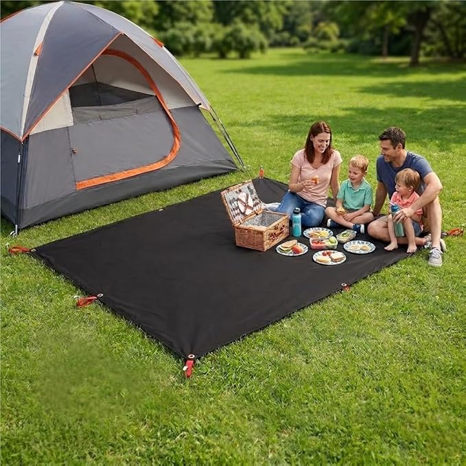 REDCAMP Waterproof Camping Tent Tarp - 36"x83", 4 in 1 Multifunctional Tent Footprint for Camping, Hiking and Survival Gear, Lightweight and Compact