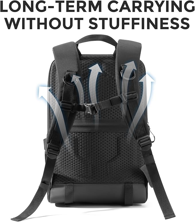 ROCKBROS Solar Backpack for Outdoor Emergency Charging Multi-compartment Large Capacity for Hiking Camping Traveling Cycling Duffel Bag