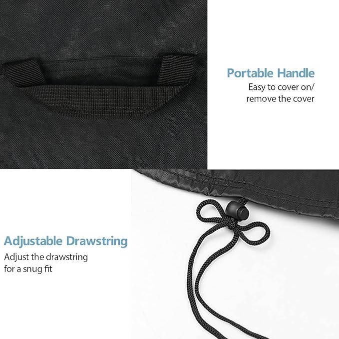 Kingling Cooler Cover, Waterproof Outdoor Rolling Ice Chest Wheeled Camping Cooler Cover