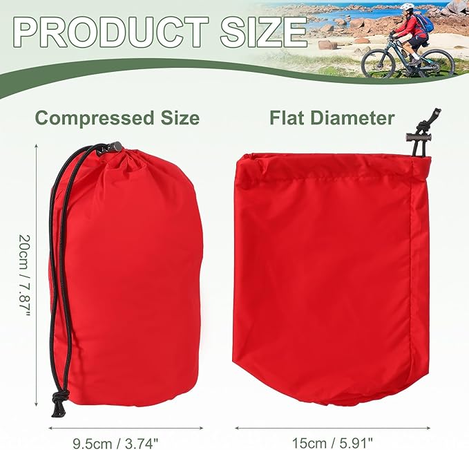 Stuff Sack, Sleeping Bag Storage Sack, Waterproof Outdoor Storage Ultralight Portable Drawstring Storage Bag