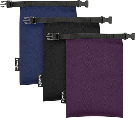 Cosmos 3 Pcs Waterproof Dry Bag, Mini Waterproof Pouch Portable Dry Sacks Small Roll Top Storage Bag for Outdoor Travel Kayaking Boating Camping Hiking (Small Size)