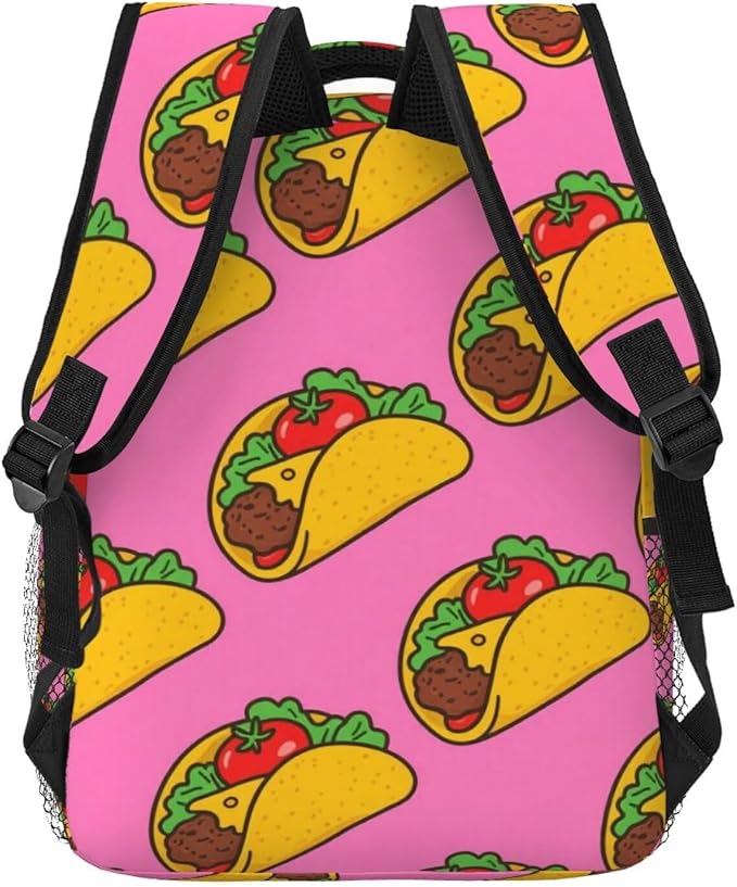 Rucksacks Lightweight Multipurpose Anti-Theft Mexican Taco Shoulder Bag Large Capacity Business Computer Bag With Smooth Zippers
