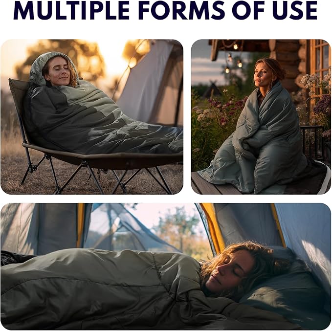 20°F XXL Sleeping Bags for Adults Cold Weather,Camping Sleeping Bag with Compression Sack for Winter Hiking, Hunting,Traveling