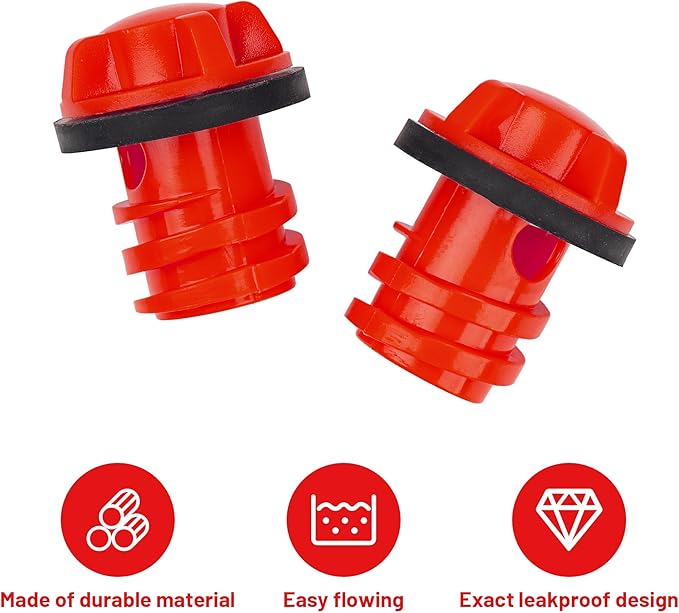Cooler Drain Plug, 2 Pack Replacement, Compatible with Yeti Roadie, Tundra, and Tank Coolers and RTIC Coolers