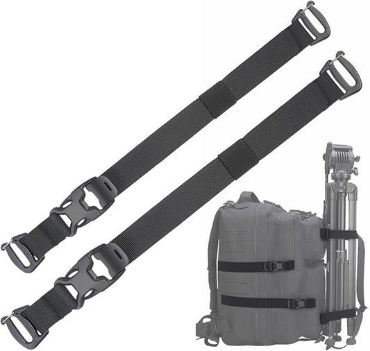 Tactical Molle System Backpack Straps - Adjustable 20.8" Pack Attachment Strap Accessories