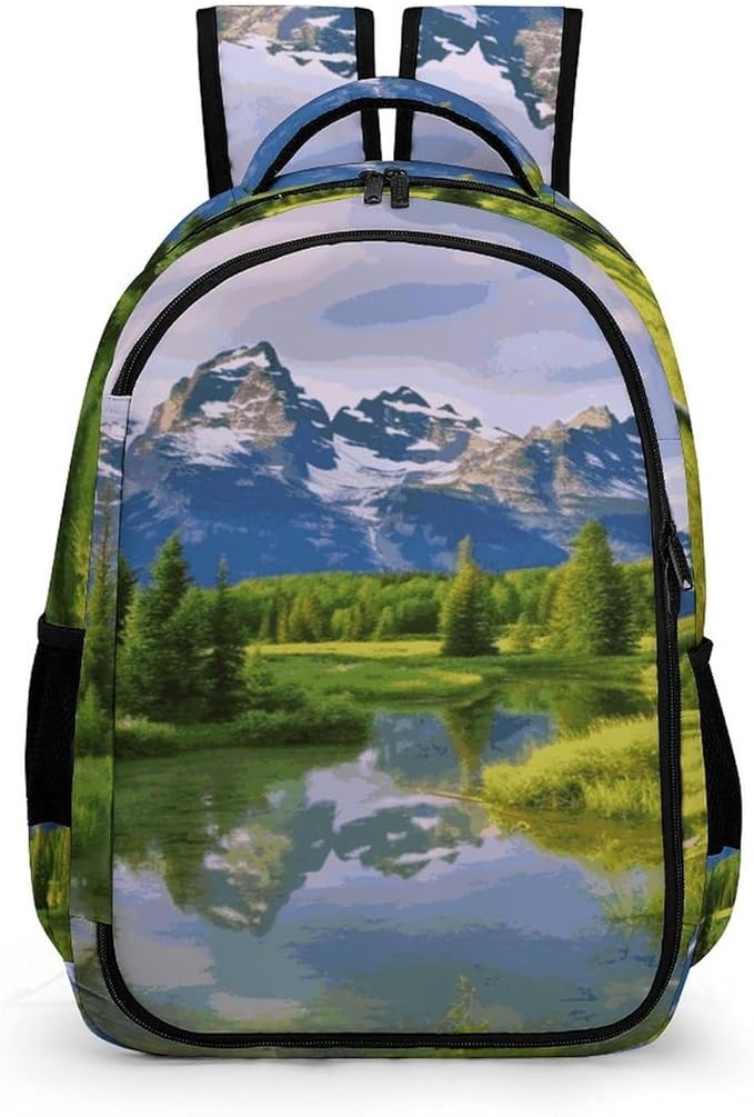MUSM National Park Backpack Anti Theft Laptop Backpacks Large Classical Travel Backpack Computer Bag Lightweight Hiking Back Pack Water Resistant Daypack Gift for Men & Women