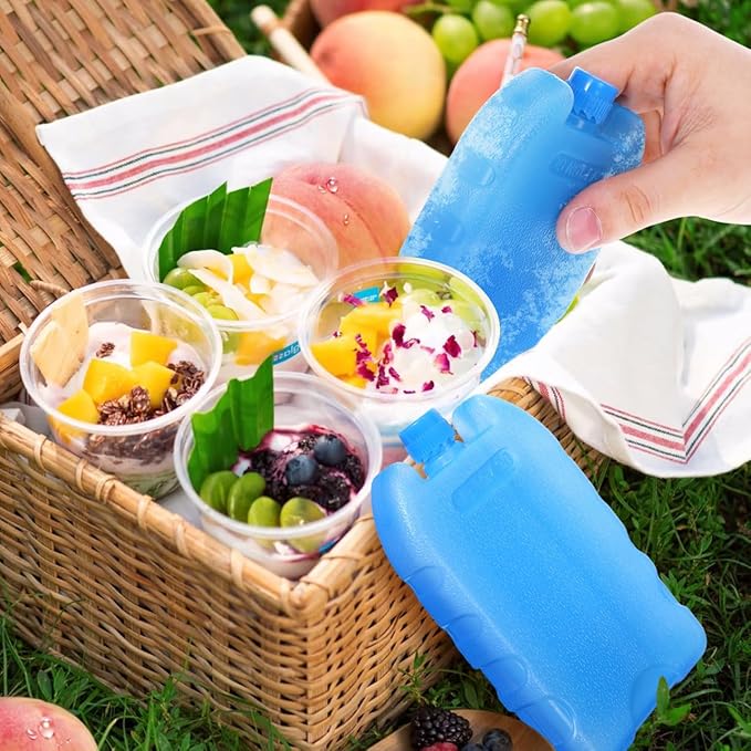 Homoyoyo Temperature Reduction Air Cooler Ice Crystal Box Pack Reusable Cold Packs for Office Home Travel