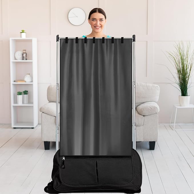 Privacy Curtain for Dance Bag Suitcase Portable Changing Room Privacy Curtain Without Rack Partition Screens for Dancer Backstage Accessories, Camping, Window Shades