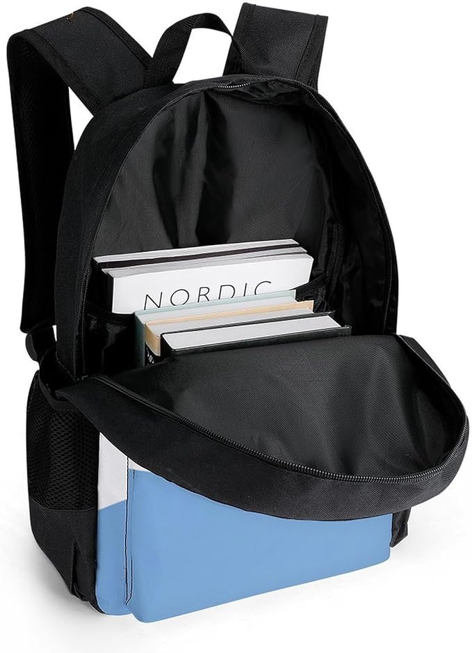 Adults Lightweight Argentina Flag Rucksacks Large Capacity Bookbag With Adjustable Shoulder Straps for Trekking Outdoors Bicycle