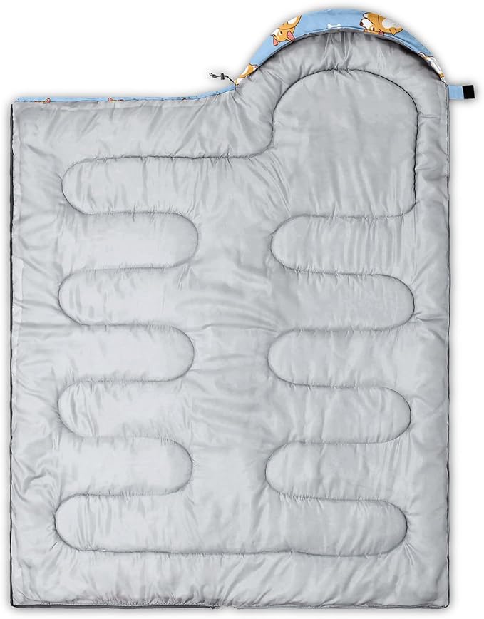 Kids Sleeping Bag for Boys Girls,3D Basketball Print-Lightweight Warm Portable Outdoor Indoor-Waterproof Cold Weather Resistant Sleeping Bag for Camping Hiking