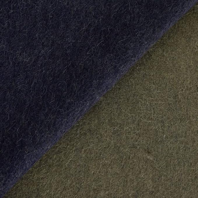 Thick Alpaca Wool Blanket Heavyweight Camping Outdoors Indoors Soft Peru Twin Size Biface Design (Leaf Green/Blue, Twin Size)