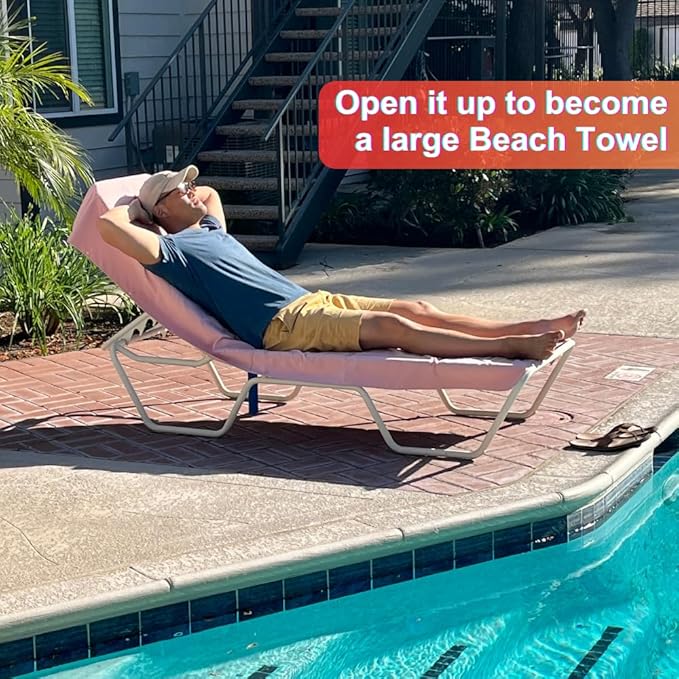 Beach Towel Blanket Changing Robe Surf Poncho for Surfing Swimming Pool Outdoor Camping, Microfiber Quick Dry Towel (Pink, Adult)