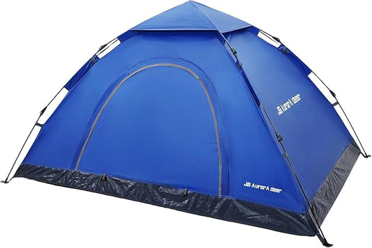 1/2/3/4 Person Tents Waterproof&Windproof Family Tents Camping-Tent,Lightweight Portable Pop Up Tent for Camping,Hiking,Mountaineering or Beach Easy to Set Up Adventures Carry Bag
