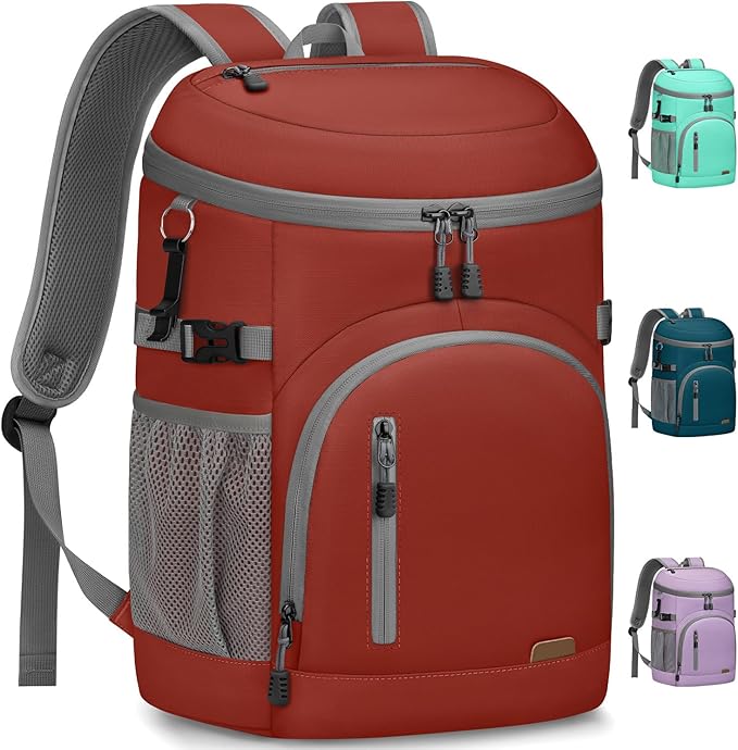 Cooler Backpack Insulated Waterproof,30/45 Cans Backpack Coolers Leakproof Lunch Backpack for Men Women Portable Soft Cooler Bag for Beach Camping Trave Picnic