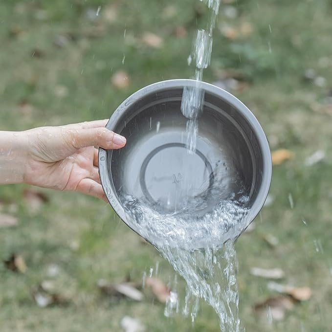 Boundless Voyage Titanium Camping Plate Bowl Set Rice Soup Salad Stackable Serving Bowls Ultralight Dinnerware Set Dishwasher Safe 750ml ti1145T