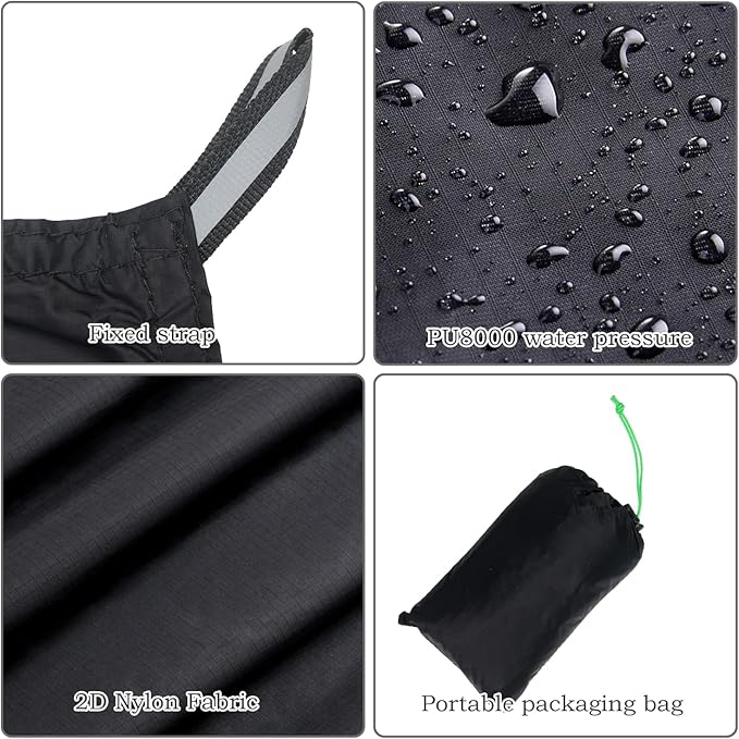Wind Tour Multifunctional Tarp Waterproof with Carry Bag for Tent Ultralight Outdoor Tent Footprint for Ground Camping Hiking (57.1" x39.4")