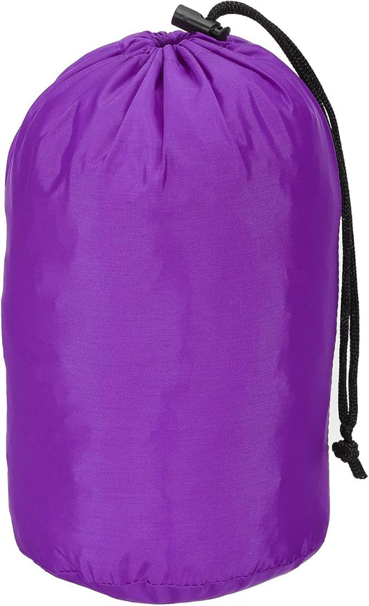 PATIKIL Stuff Sack, Waterproof Outdoor Storage Sack Portable Drawstring Dust Flap Bag for Backpacking
