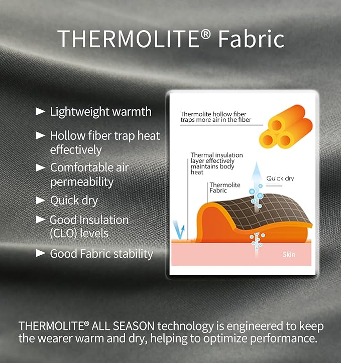 Litume Thermolite All Season Sleeping Bag Liner Add Up to 22°F / 12°C, Mummy Sleeping Sack for Backpacking, Camping, Traveling, for Cold Weather Winter, Sleep Sack with Drawstring Hood (E626)