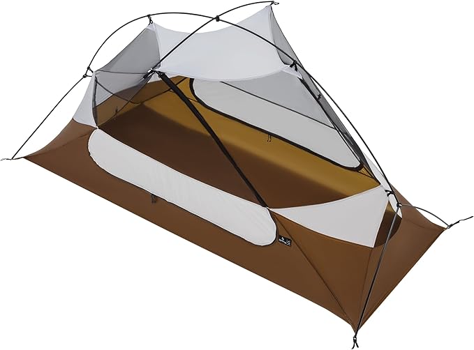 Thous Winds Camping Tent, 1 Person Lightweight Tent for Backpacking, Ultralight Easy Setup Waterproof Camping Tent, for Outdoor Trekking Mountaineering