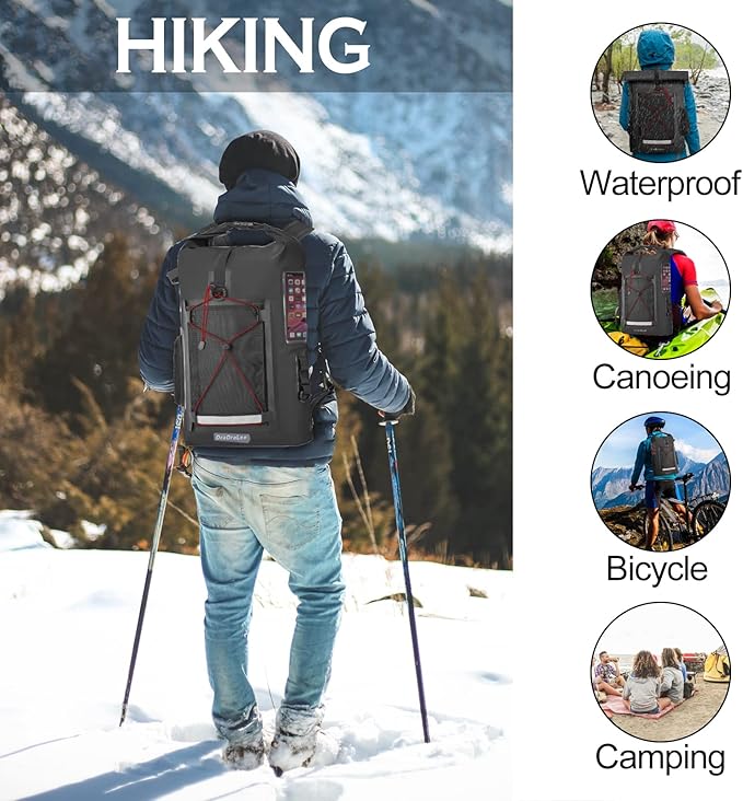 Waterproof Backpack Kayak Dry Bag Backpack Waterproof 30L