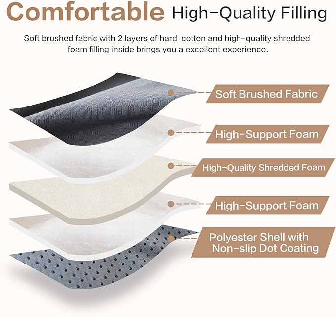 SAPHREAS Japanese Futon Mattress Floor Mattress King, Foldable Roll Up Bed Mattress Topper with Elastic Straps, Tatami Mat Sleeping Pad for Camping, Grey