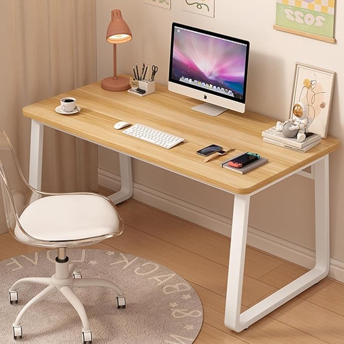 Computer Desk Modern Simple Style Desk for Home Office, 47.2 inch Small Writing Table or Bedroom