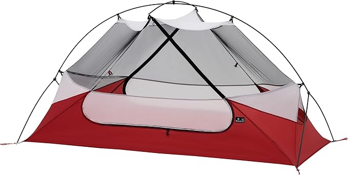 Thous Winds Camping Tent, 1 Person Lightweight Tent for Backpacking, Ultralight Easy Setup Waterproof Camping Tent, for Outdoor Trekking Mountaineering