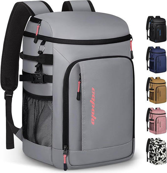 Capolo Cooler Backpack Insulated Waterproof for Women Men,36/45 Cans Lunch Backpack Coolers Leak Proof Soft Cooler Bag Ice Chest for Camping Beach