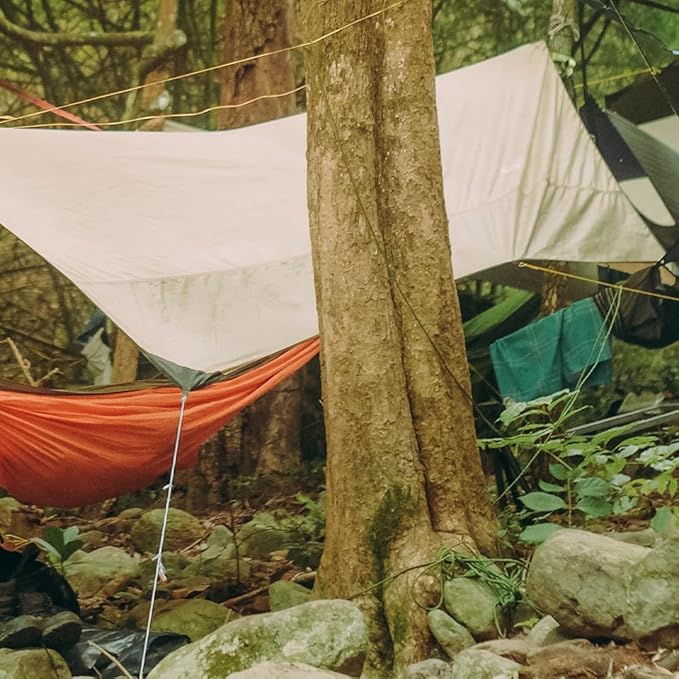 Paracord 550 lb, 7 Strand Paracord Rope 250ft 4mm, Nylon Parachute Cord for Camping, Neon Orange