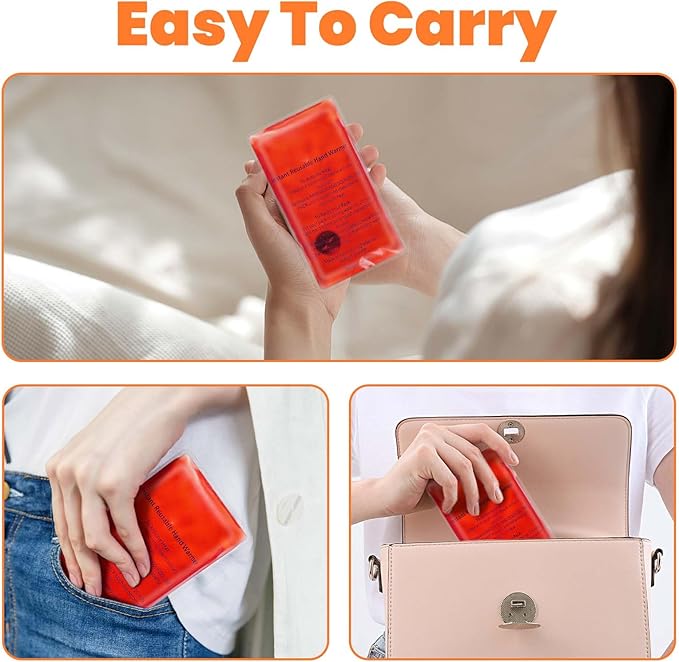 Hand Warmers, Reusable Hand Click Warmers, Cute Sodium Acetate Warmers for Kids, Click Heat Packs, 4 Reusable Sodium Acetate Heat Pads. (4PCS)