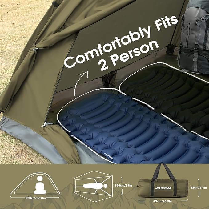 1/2/4 Person Camping Tent - Lightweight Backpacking Tent, Waterproof Windproof Easy Setup Hiking Tent, Suitable for Outdoor, Family, Camping, Hunting, Mountaineering Travel