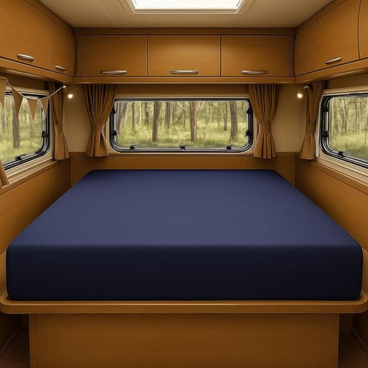 Foamma 7" x 28" x 79", Firm with Water Resistant Cover, Mattress Replacement for RV Bunk, Camper, Truck & Travel Trailer, Back Support, CertiPUR-US Certified, Made in USA