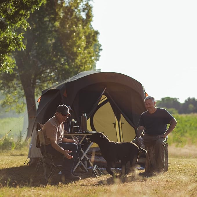 Bushnell Tent | Instant Pop Up 3P / 4P/ 6P / 8P Hub Style Tents | Best Pop Up Tent for Camping, Hiking, Family Camping, Hunting, Fishing, and Basecamp