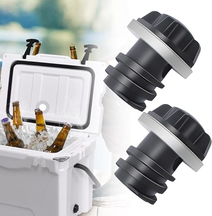 Cooler Plug for YETI, 2 Pack Cooler Drain Plug Replacement Compatible with Yeti's Line of Roadie, Tundra, and Tank & RTIC Coolers Leak-Proof Accessories, Small Size