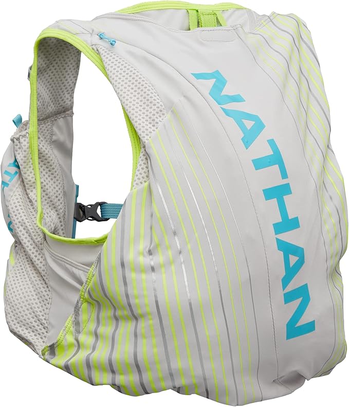 Nathan Pinnacle Race Vest 12L Hydration Pack, 1.6L Water Bladder, Running Vest, Water-Resistant Pockets, Lightweight & Moisture Wicking