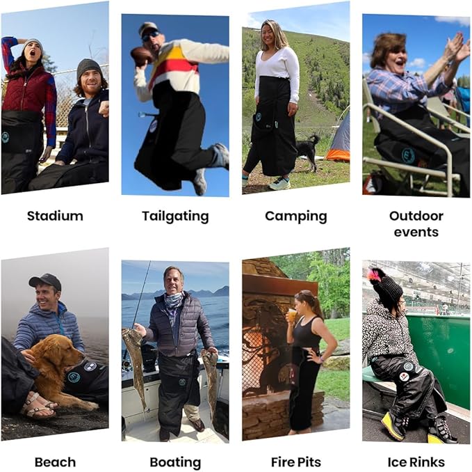 Mozy Wearable & Weatherproof Outdoor Blanket – Lower-Body Thermal Wrap for Superior Warmth