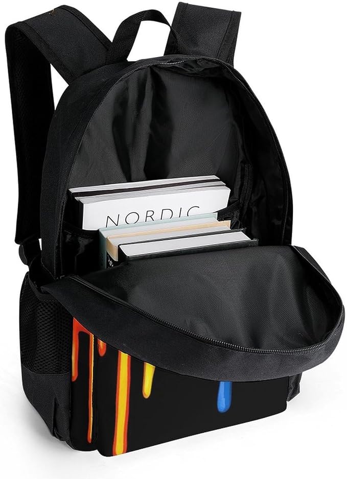 Men Women Polyester Lgbt Pride Lip Daypack Backpack Large Capacity Carry On Bag With Smooth Zippers for Hiking Picnic Walking Cycling